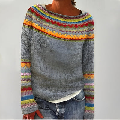 Ann™ – Pull rétro confortable