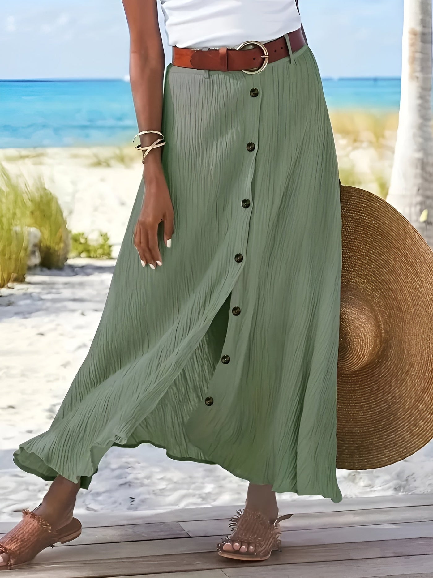 Bella™ – Jupe midi avec fente