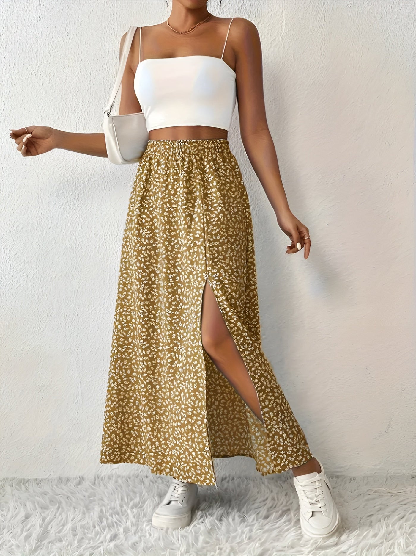 Carina™ – Jupe longue à motif fleuri