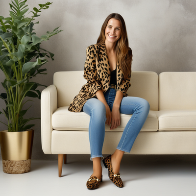 Chantal™ – Mocassins à imprimé léopard