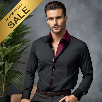 Colin™ – Chemise classique en coton à manches longues