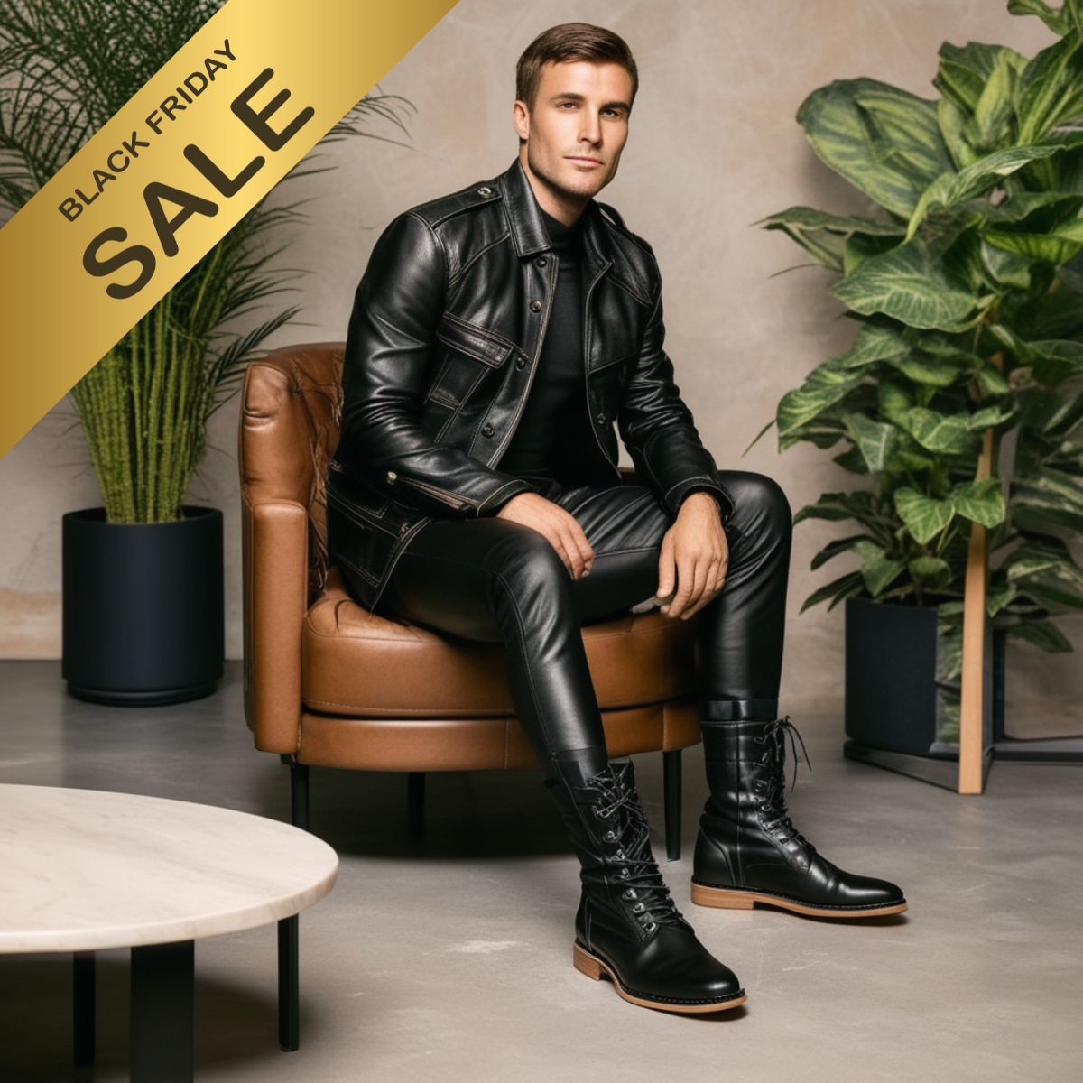 Daniel™ - Bottes en cuir pour homme