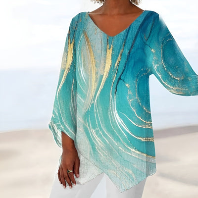 Ellie™ – Blouse avec dégradé de couleurs