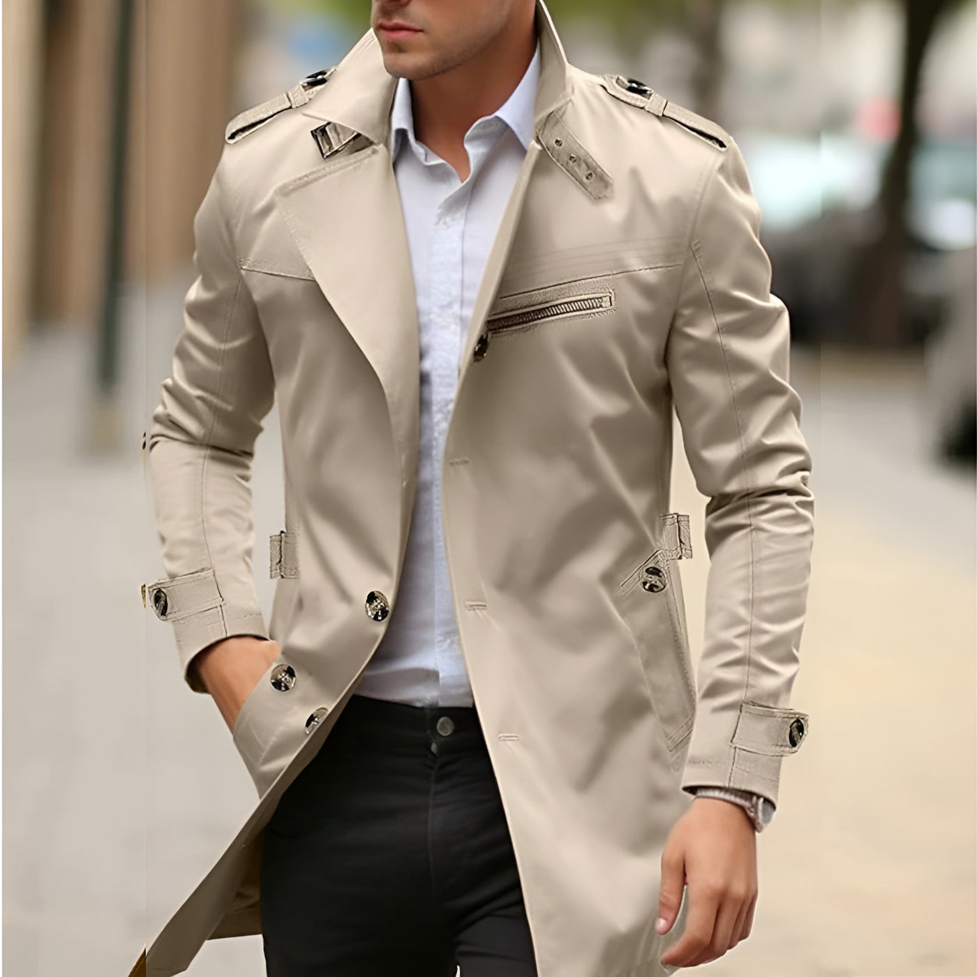 Fabio™ – Trench-coat élégant pour homme