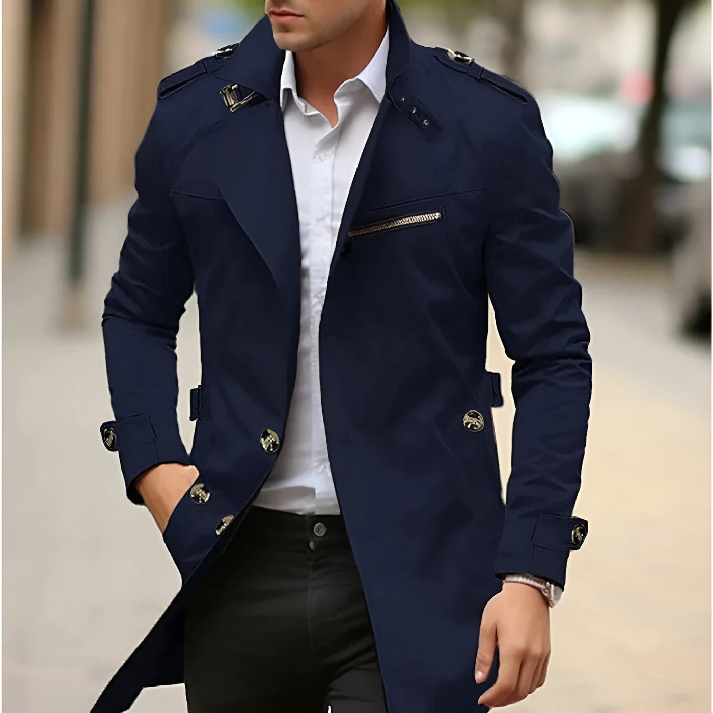 Fabio™ – Trench-coat élégant pour homme
