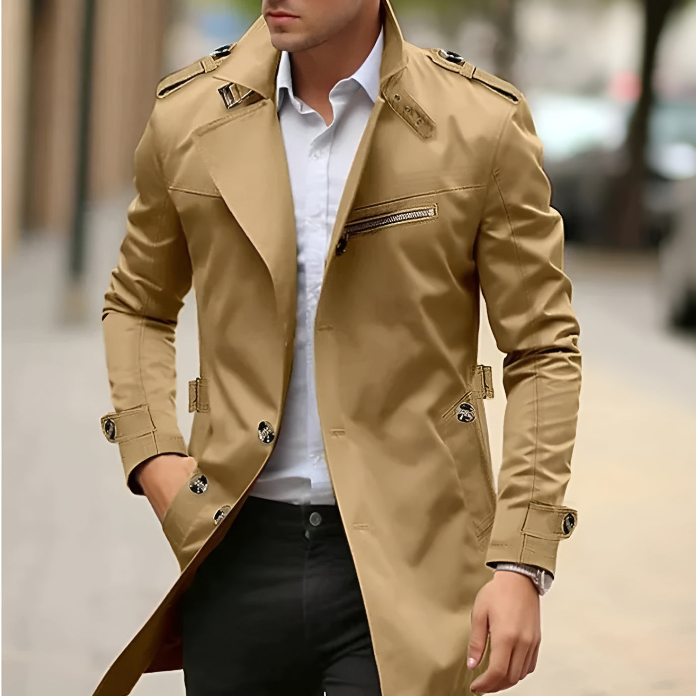 Fabio™ – Trench-coat élégant pour homme