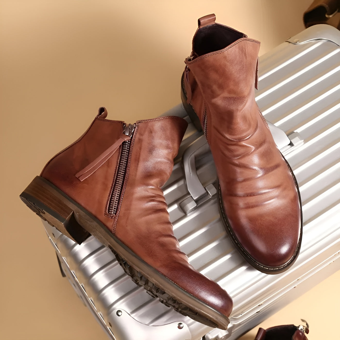 Gilles™ | Bottines en cuir