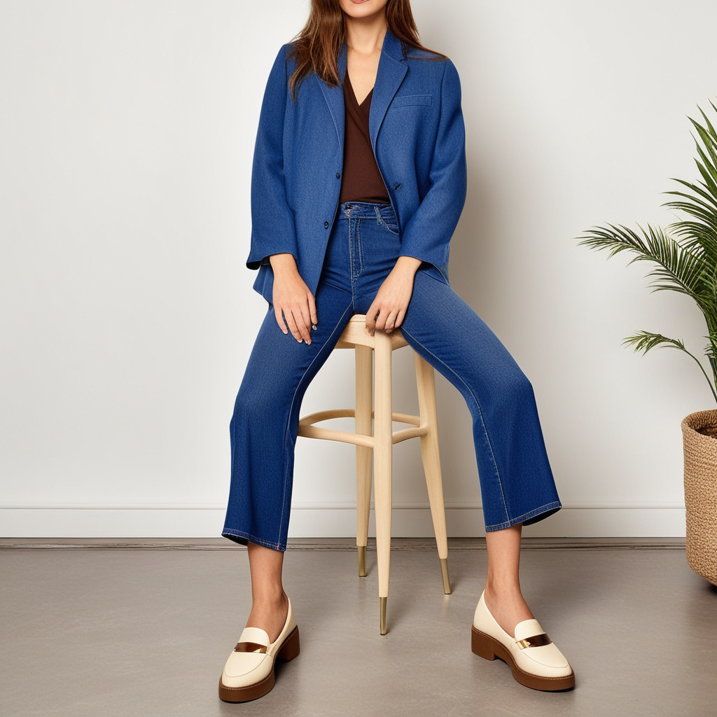 Helene™ – Mocassins à Couleurs Contrastées