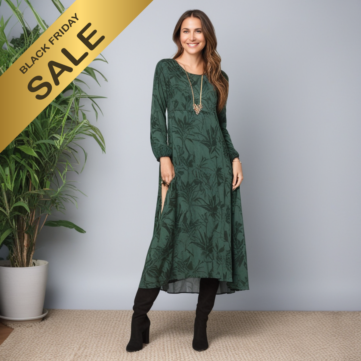 Jeanne™ – Robe d’hiver chaude à la coupe élégante