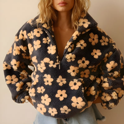 Josette™ - Pull à imprimé fleuri