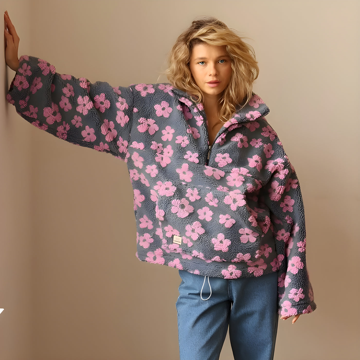 Josette™ - Pull à imprimé fleuri