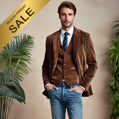 Kamil™ – Veste et gilet vintage