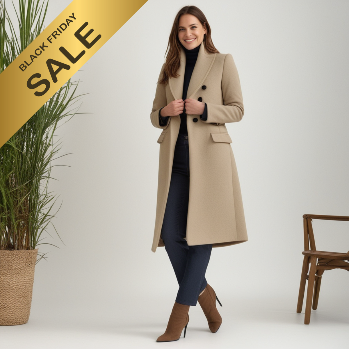 Louna™-Veste femme à col montant