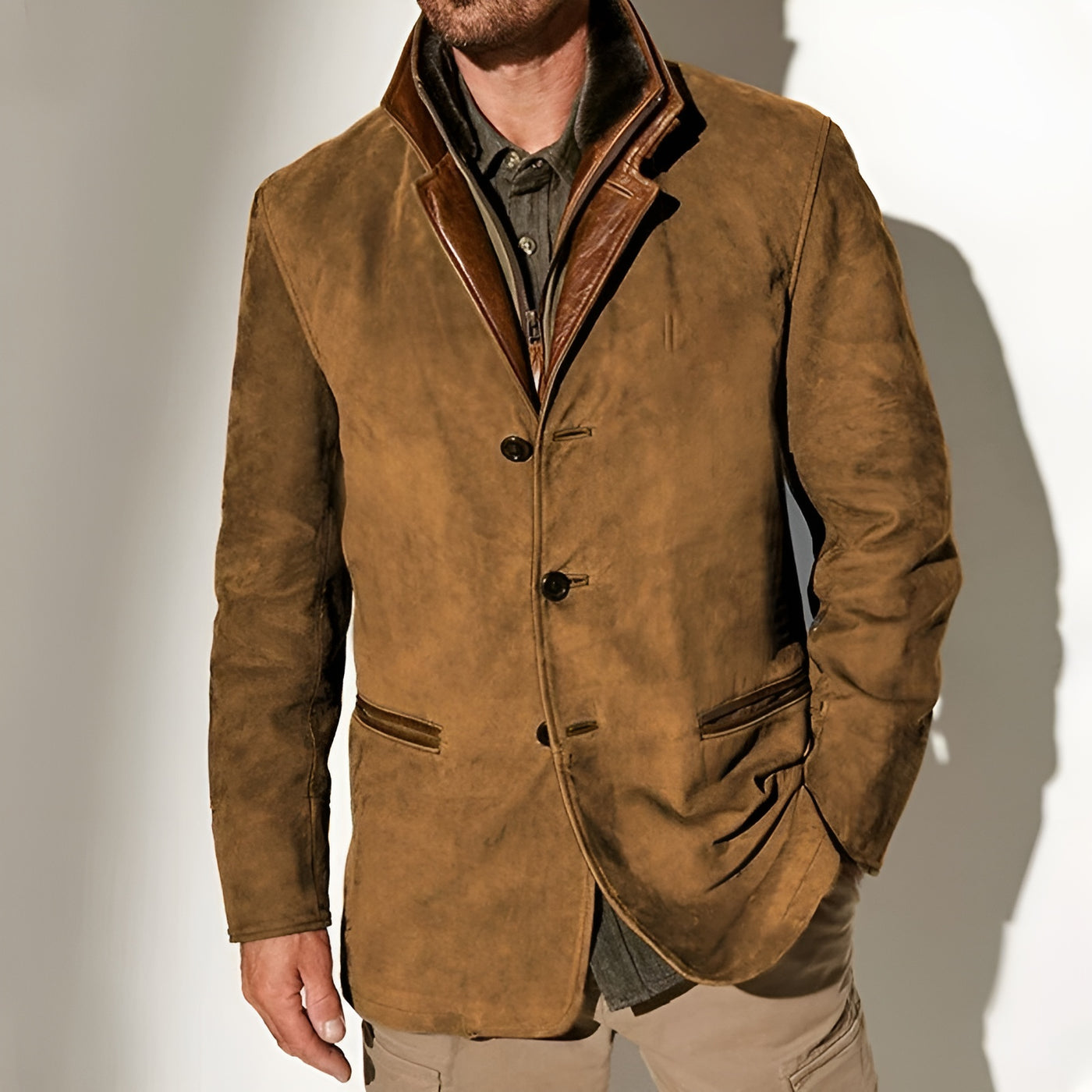 Pierre™ – Veste Vintage Décontractée