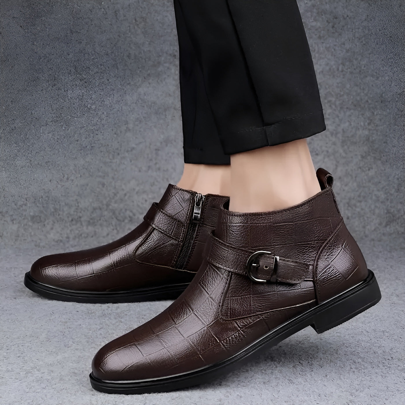 Rayan™ - Bottines Ranger en Cuir
