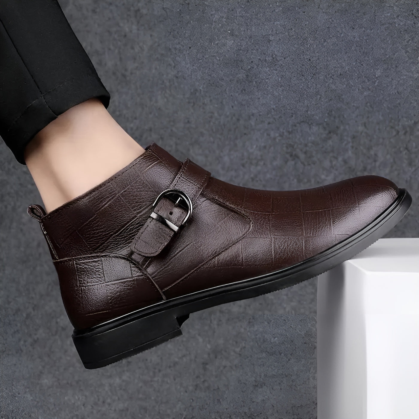 Rayan™ - Bottines Ranger en Cuir
