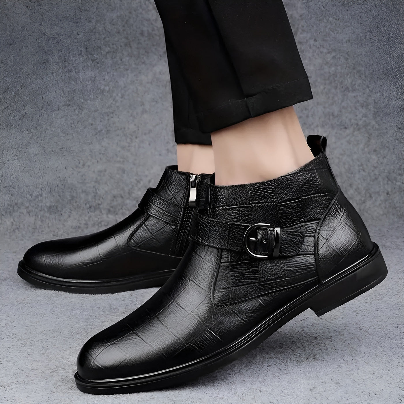 Rayan™ - Bottines Ranger en Cuir