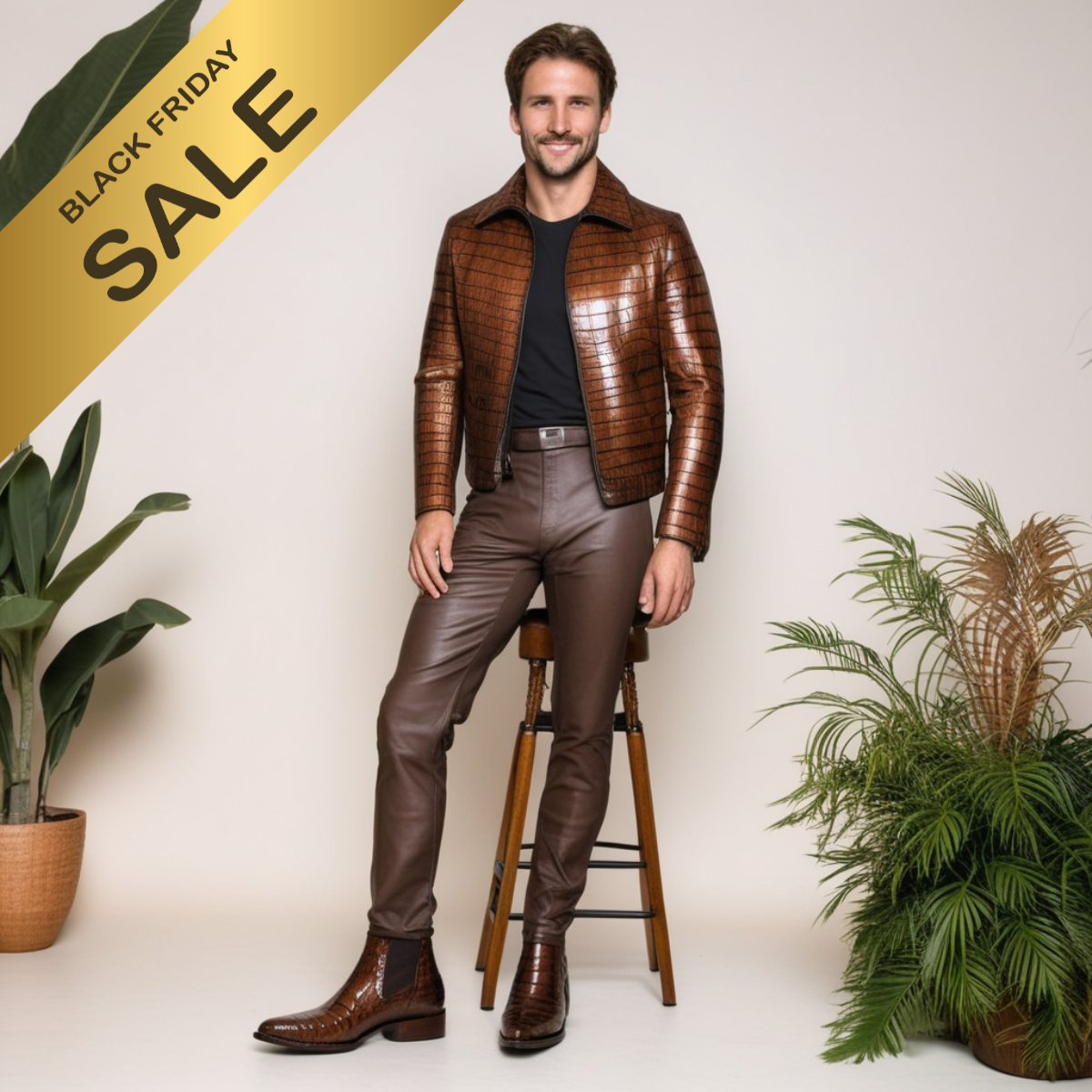 Roger™ | Bottines à Boucle en Cuir Synthétique