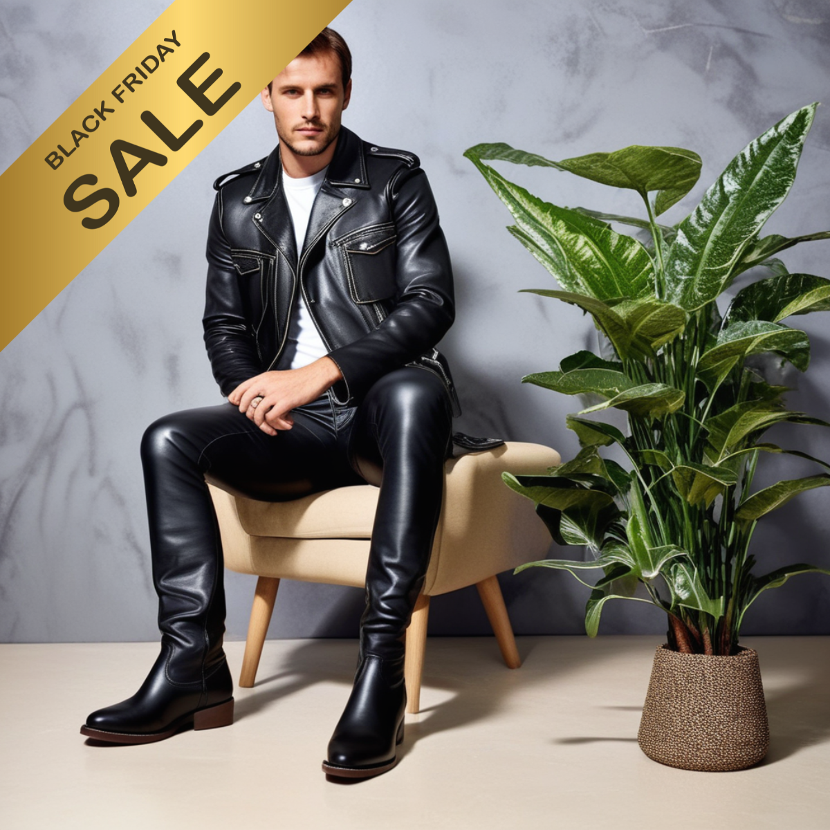 Simon™ - Bottes en cuir vintage