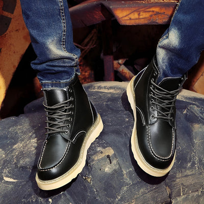 Simon™ - Bottes en cuir vintage