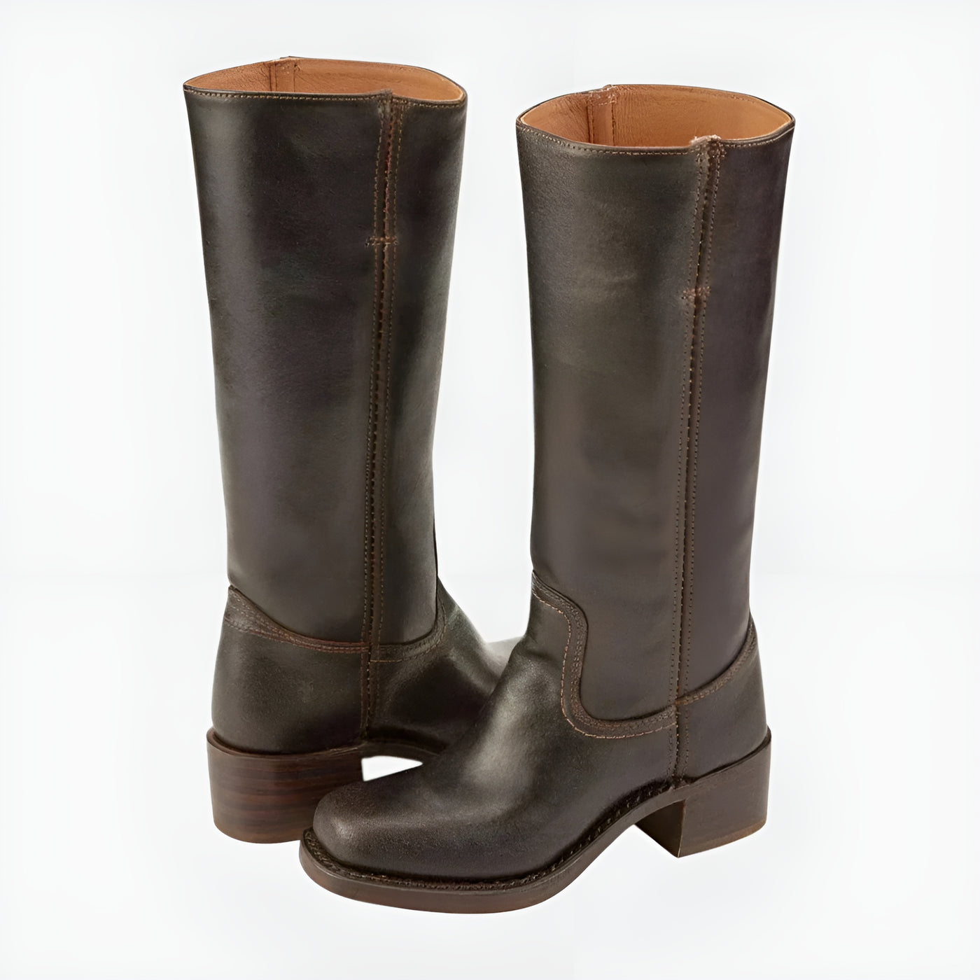 Sonia™ – Bottes rétro en cuir