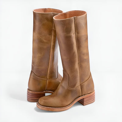 Sonia™ – Bottes rétro en cuir