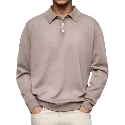 Alexandre™ – Polo décontracté à manches longues