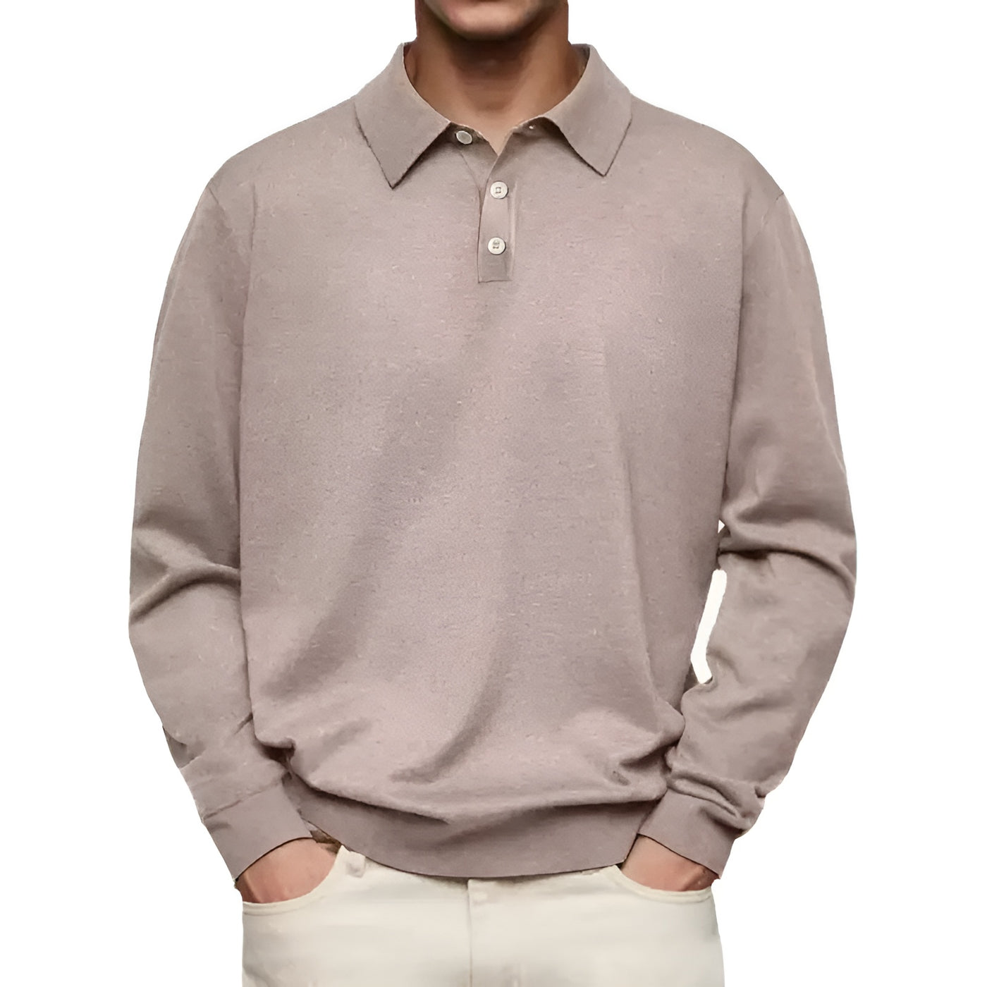 Alexandre™ – Polo décontracté à manches longues