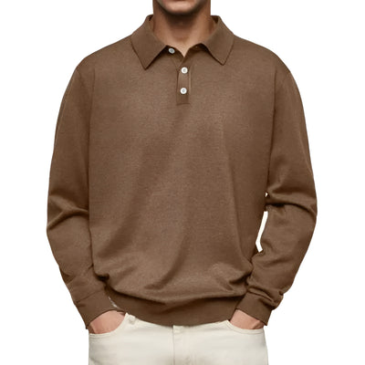 Alexandre™ – Polo décontracté à manches longues