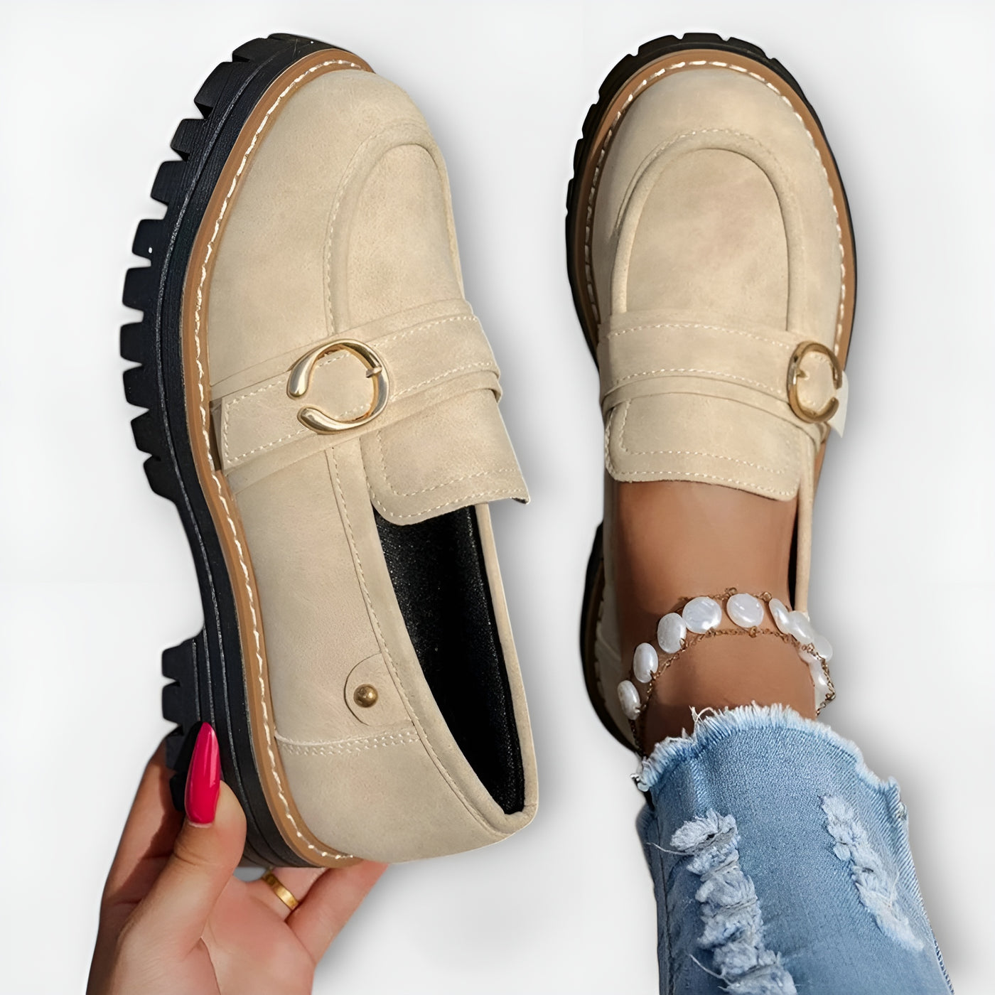 Coline™ – Mocassins Décontractés à Bout Rond
