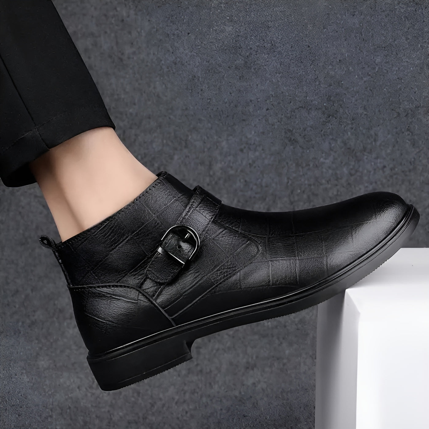 Rayan™ - Bottines Ranger en Cuir